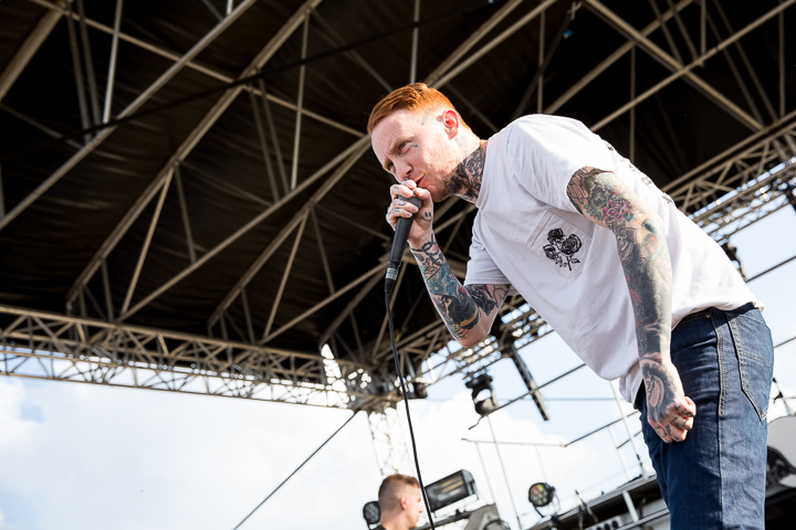Frank Carter & The Rattlesnakes @ NOVA ROCK 2016, foto 1, foto's door Dorien Goetschalckx - FrontView Magazine