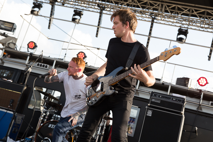 Frank Carter & The Rattlesnakes @ NOVA ROCK 2016, foto 2, foto's door Dorien Goetschalckx - FrontView Magazine
