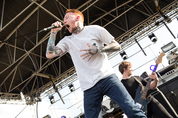 Frank Carter & The Rattlesnakes @ NOVA ROCK 2016, foto 4, foto's door Dorien Goetschalckx - FrontView Magazine