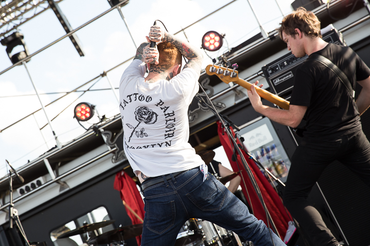 Frank Carter & The Rattlesnakes @ NOVA ROCK 2016, foto 5, foto's door Dorien Goetschalckx - FrontView Magazine