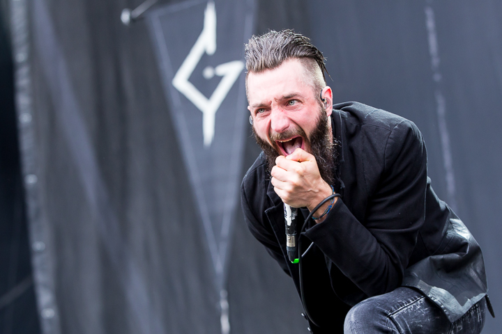 Caliban @ NOVA ROCK 2016, foto 6, foto's door Dorien Goetschalckx - FrontView Magazine