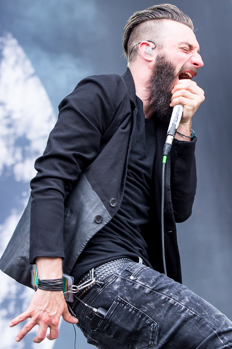 Caliban @ NOVA ROCK 2016, foto 7, foto's door Dorien Goetschalckx - FrontView Magazine
