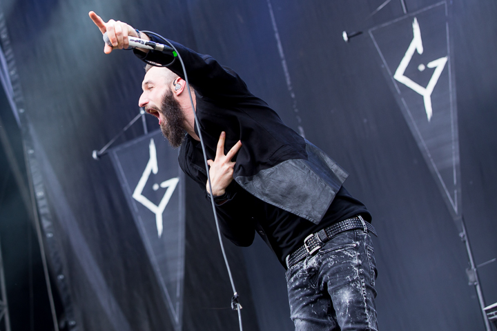 Caliban @ NOVA ROCK 2016, foto 8, foto's door Dorien Goetschalckx - FrontView Magazine