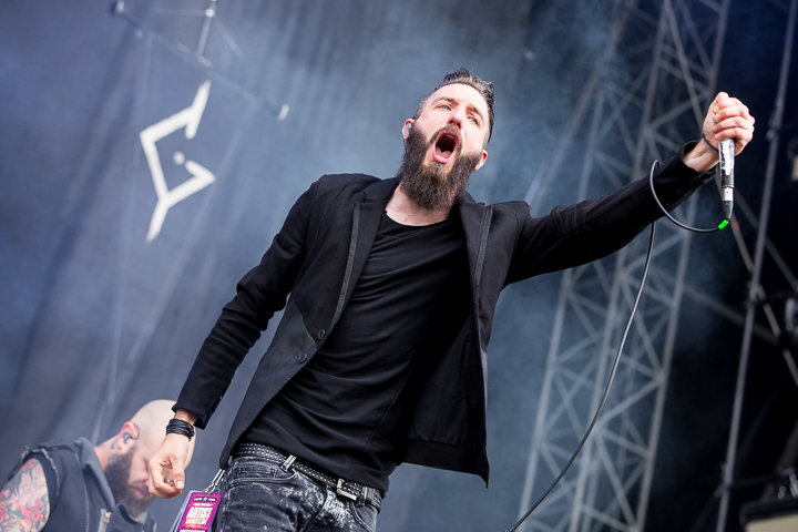 Caliban @ NOVA ROCK 2016, foto 10, foto's door Dorien Goetschalckx - FrontView Magazine