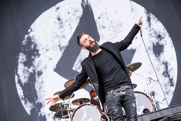 Caliban @ NOVA ROCK 2016, foto 11, foto's door Dorien Goetschalckx - FrontView Magazine