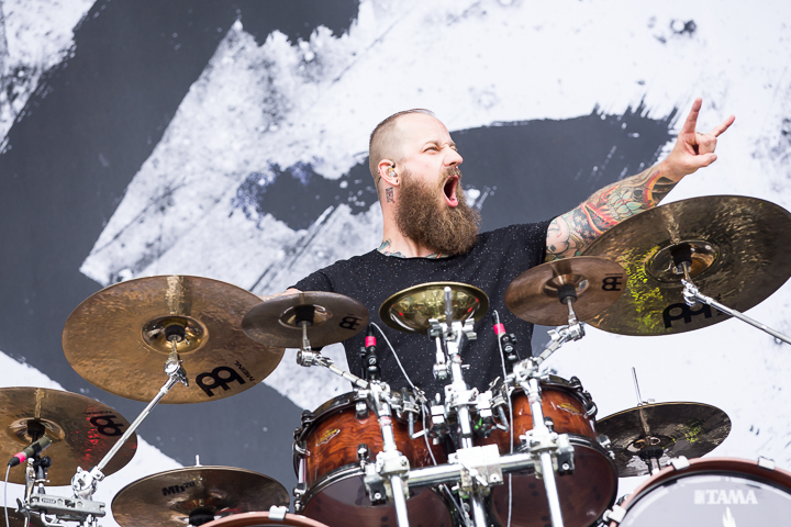 Caliban @ NOVA ROCK 2016, foto 12, foto's door Dorien Goetschalckx - FrontView Magazine
