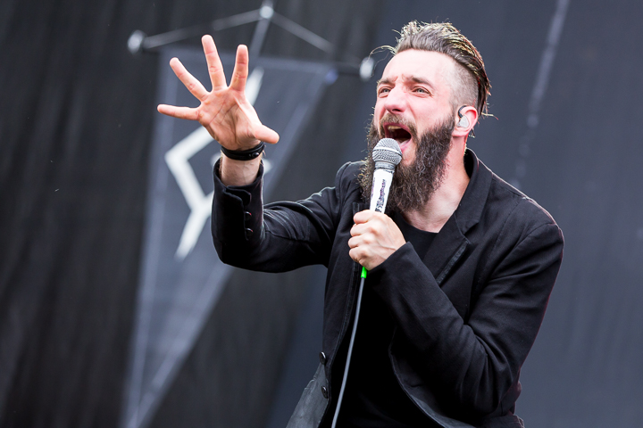 Caliban @ NOVA ROCK 2016, foto 15, foto's door Dorien Goetschalckx - FrontView Magazine