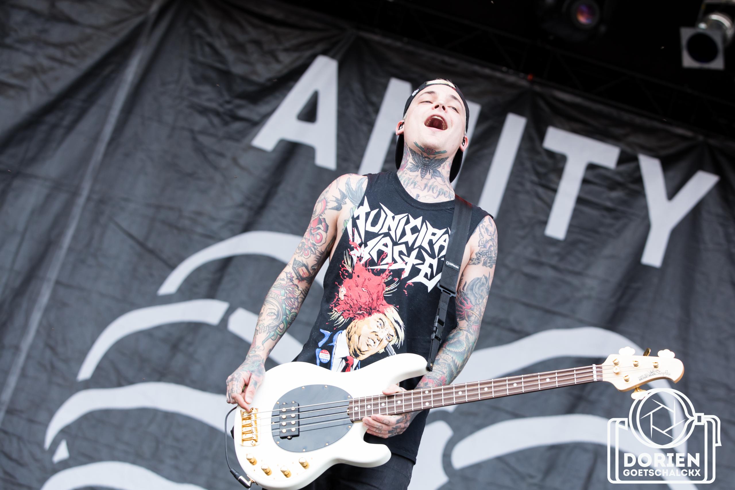 The Amity Affliction @ NOVA ROCK 2016, foto 5, foto's door Dorien Goetschalckx - FrontView Magazine