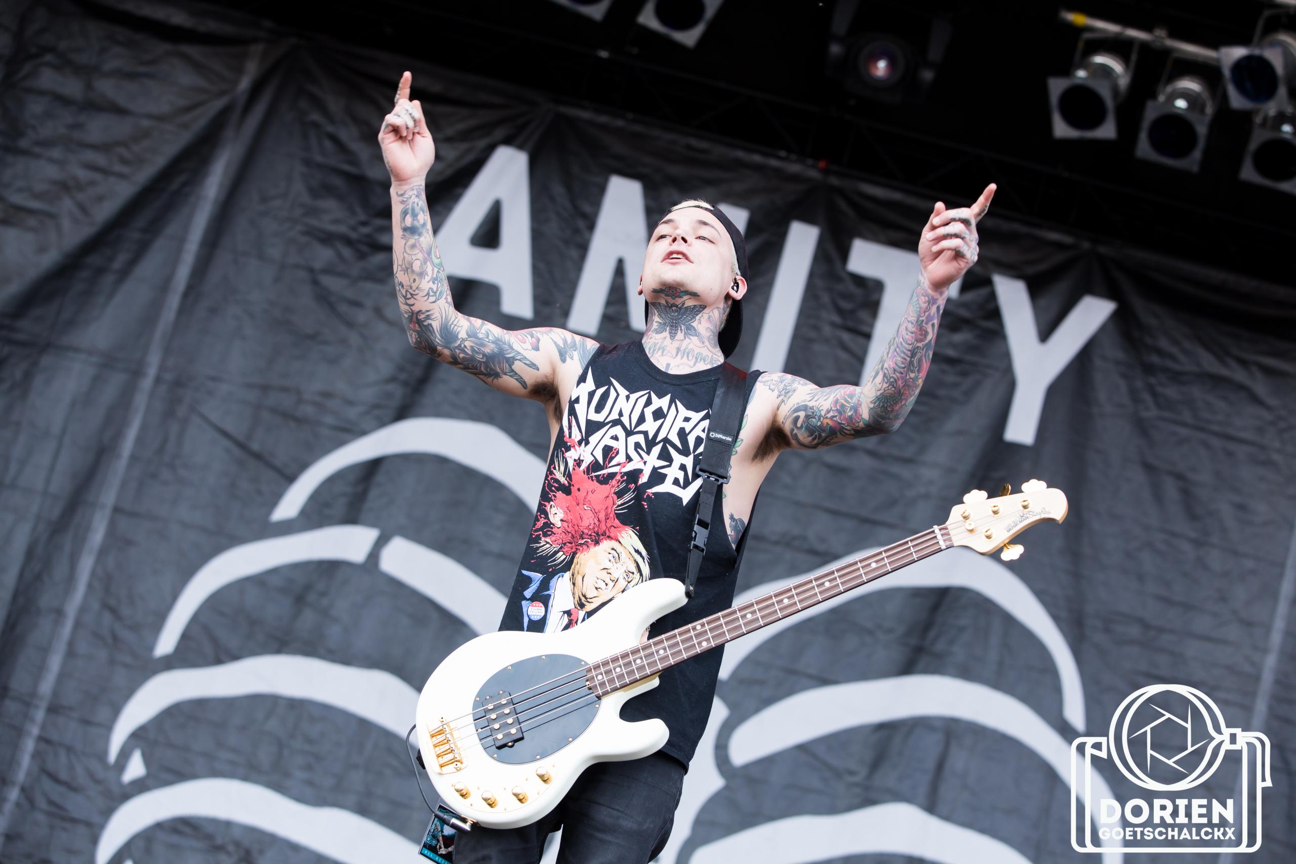 The Amity Affliction @ NOVA ROCK 2016, foto 7, foto's door Dorien Goetschalckx - FrontView Magazine