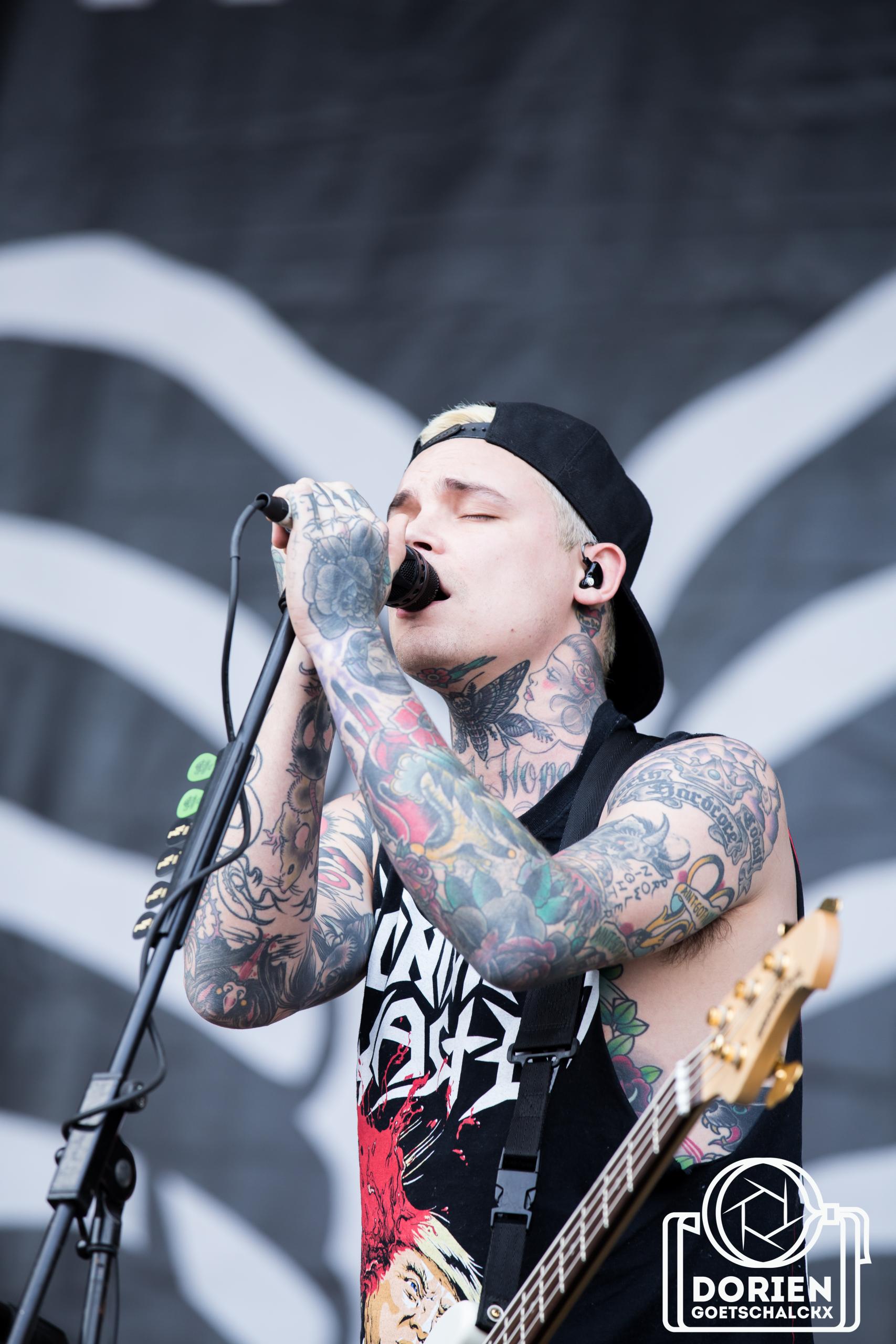 The Amity Affliction @ NOVA ROCK 2016, foto 11, foto's door Dorien Goetschalckx - FrontView Magazine