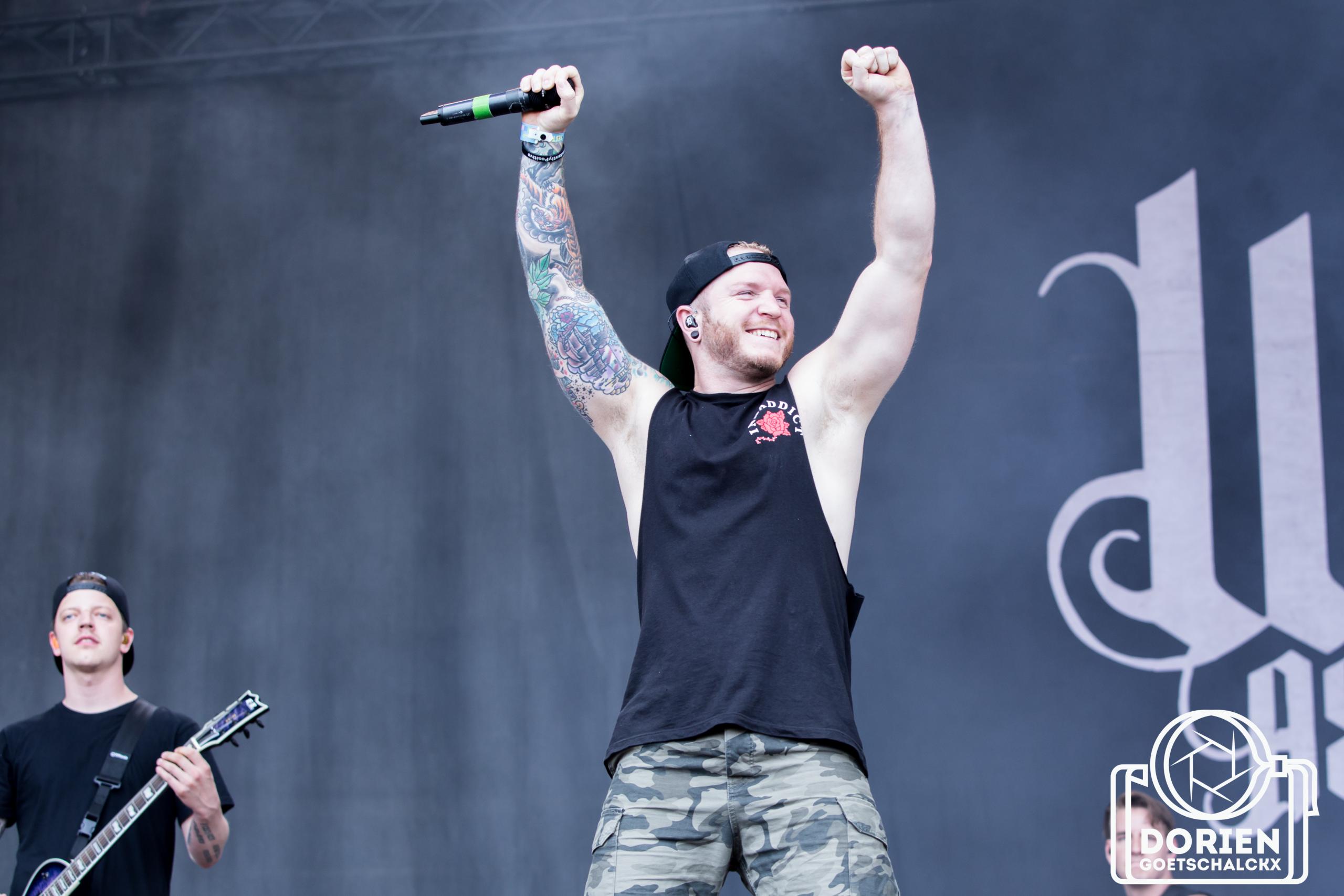 We Came As Romans @ NOVA ROCK 2016, foto 3, foto's door Dorien Goetschalckx - FrontView Magazine