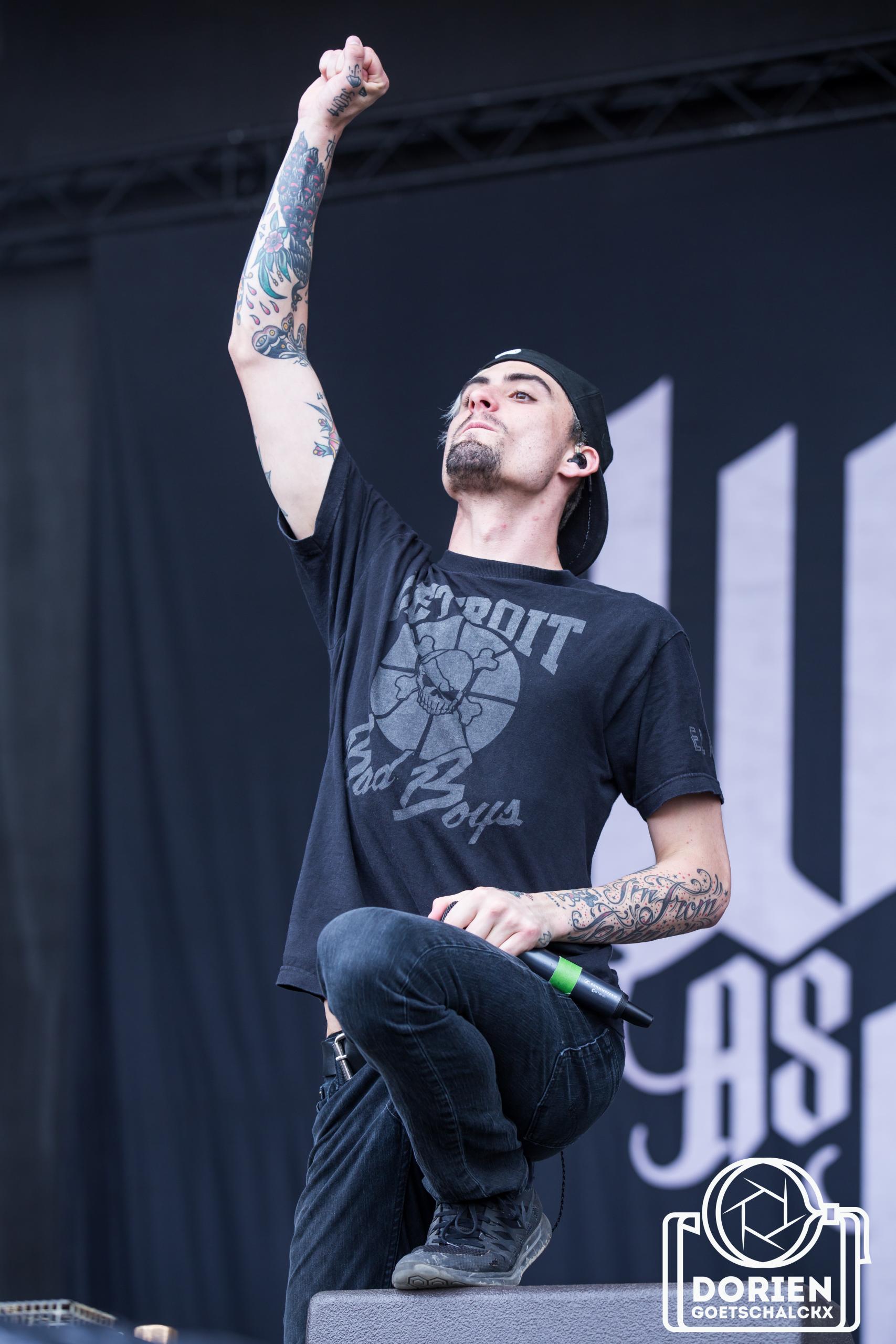 We Came As Romans @ NOVA ROCK 2016, foto 9, foto's door Dorien Goetschalckx - FrontView Magazine