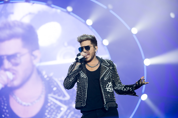 Queen + Adam Lambert @ Palais 12, picture 14, photographed by Dorien Goetschalckx - FrontView Magazine