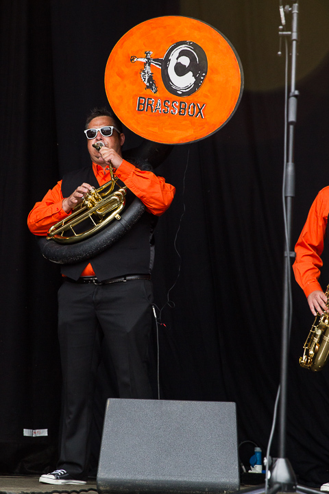 Brassbox @ Genk on stage, picture 3, photographed by Marc Verdonck - FrontView Magazine