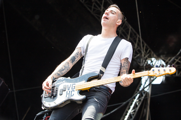 Anti-Flag @ Vainstream Rockfest 2016, foto 14, foto's door Dorien Goetschalckx - FrontView Magazine