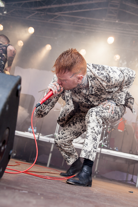Frank Carter & The Rattlesnakes @ Vainstream Rockfest 2016, foto 6, foto's door Dorien Goetschalckx - FrontView Magazine