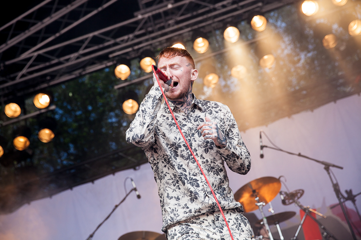 Frank Carter & The Rattlesnakes @ Vainstream Rockfest 2016, foto 7, foto's door Dorien Goetschalckx - FrontView Magazine