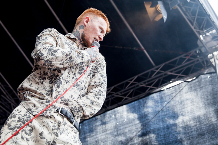 Frank Carter & The Rattlesnakes @ Vainstream Rockfest 2016, foto 9, foto's door Dorien Goetschalckx - FrontView Magazine