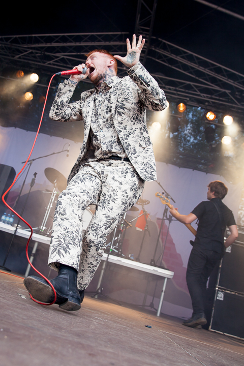 Frank Carter & The Rattlesnakes @ Vainstream Rockfest 2016, foto 10, foto's door Dorien Goetschalckx - FrontView Magazine