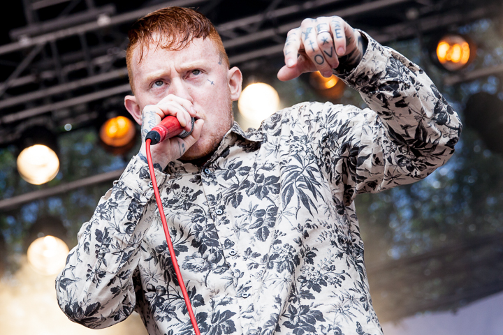 Frank Carter & The Rattlesnakes @ Vainstream Rockfest 2016, foto 11, foto's door Dorien Goetschalckx - FrontView Magazine