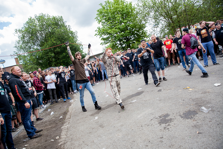 Frank Carter & The Rattlesnakes @ Vainstream Rockfest 2016, foto 15, foto's door Dorien Goetschalckx - FrontView Magazine