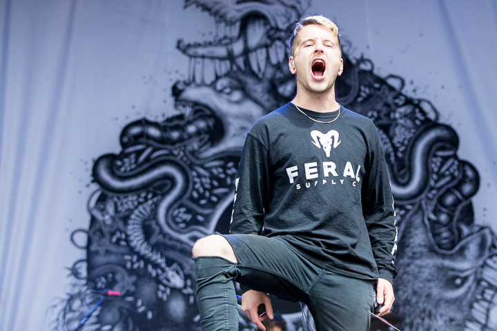 Bury Tomorrow @ Vainstream Rockfest 2016, picture 1, photographed by Dorien Goetschalckx - FrontView Magazine