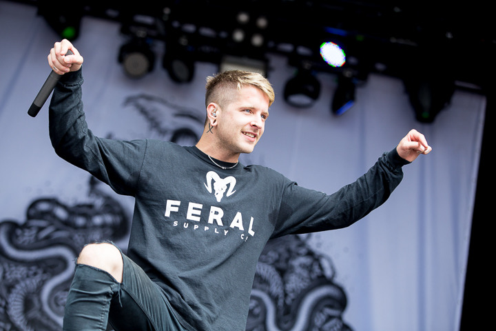 Bury Tomorrow @ Vainstream Rockfest 2016, picture 4, photographed by Dorien Goetschalckx - FrontView Magazine