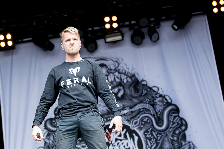 Bury Tomorrow @ Vainstream Rockfest 2016, picture 6, photographed by Dorien Goetschalckx - FrontView Magazine