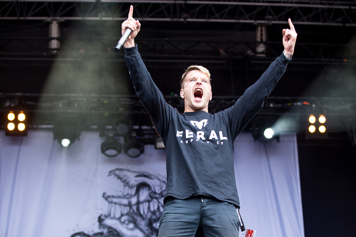 Bury Tomorrow @ Vainstream Rockfest 2016, picture 13, photographed by Dorien Goetschalckx - FrontView Magazine