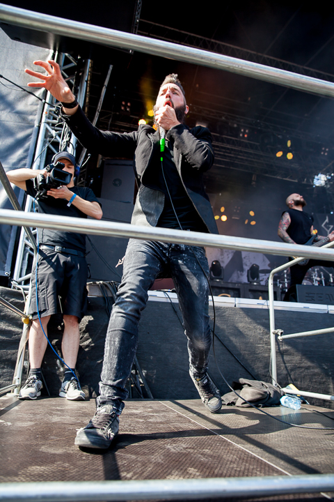 Caliban @ Vainstream Rockfest 2016, picture 4, photographed by Dorien Goetschalckx - FrontView Magazine