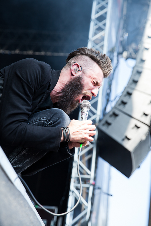 Caliban @ Vainstream Rockfest 2016, picture 9, photographed by Dorien Goetschalckx - FrontView Magazine