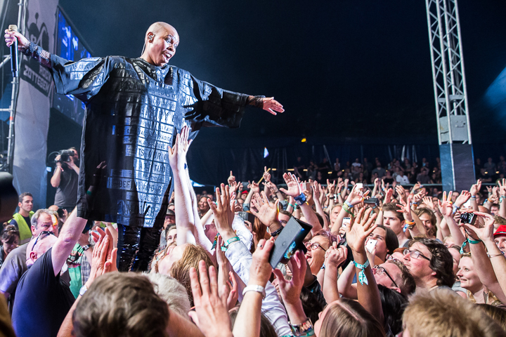 Skunk Anansie @ Rock Zottegem 2016, foto 14, foto's door Dorien Goetschalckx - FrontView Magazine