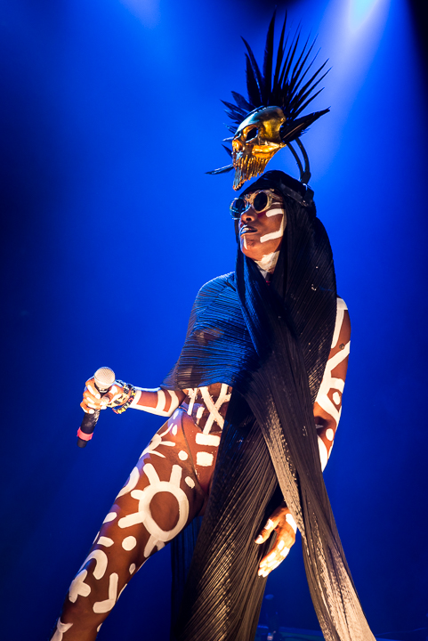 Grace Jones @ Rock Zottegem 2016, picture 2, photographed by Dorien Goetschalckx - FrontView Magazine