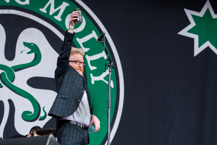 Flogging Molly @ Bospop, foto 1, foto's door Erwin Evrard - FrontView Magazine