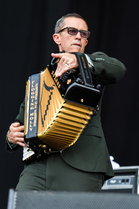 Flogging Molly @ Bospop, foto 6, foto's door Erwin Evrard - FrontView Magazine