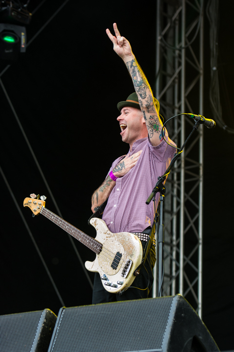 Flogging Molly @ Bospop, foto 7, foto's door Erwin Evrard - FrontView Magazine