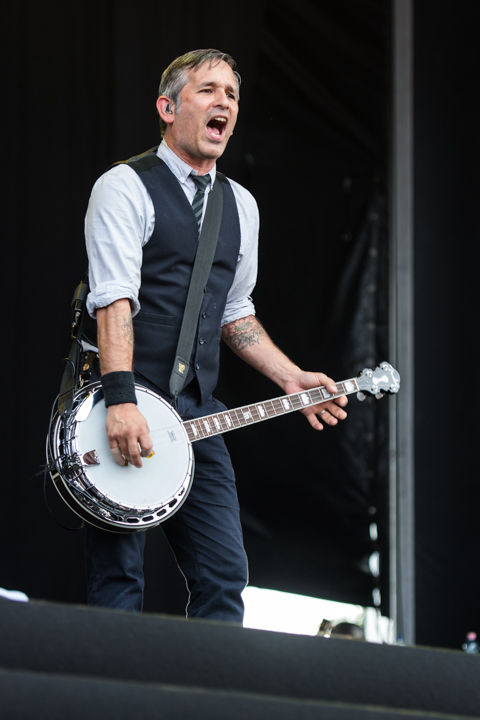 Flogging Molly @ Bospop, foto 9, foto's door Erwin Evrard - FrontView Magazine