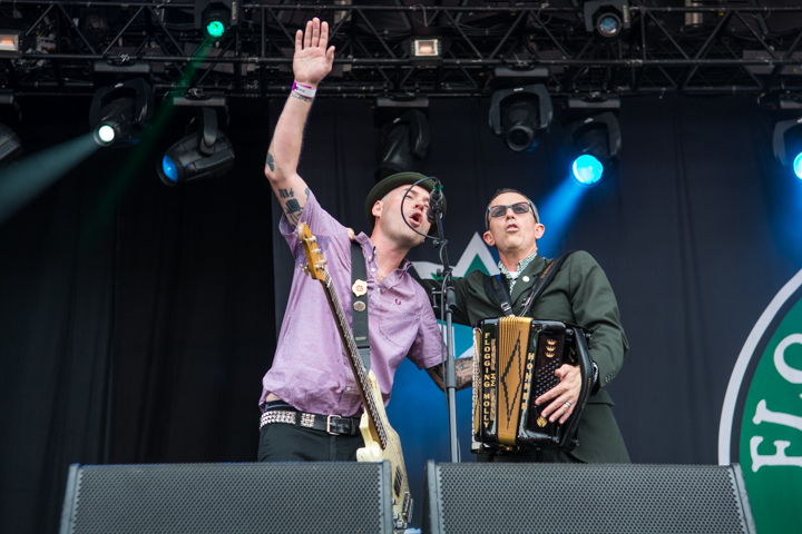 Flogging Molly @ Bospop, foto 16, foto's door Erwin Evrard - FrontView Magazine