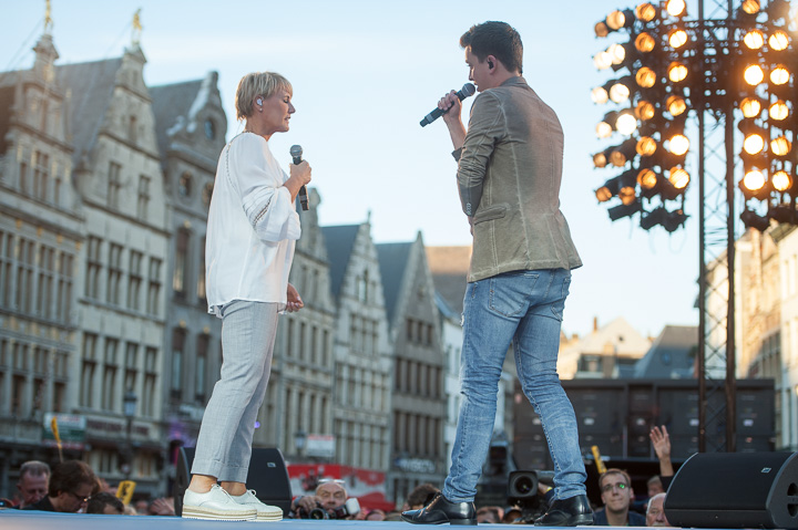 Vlaanderen Feest @ Grote Mart - Antwerpen, foto 66, foto's door Dimitri Vanlommel - FrontView Magazine