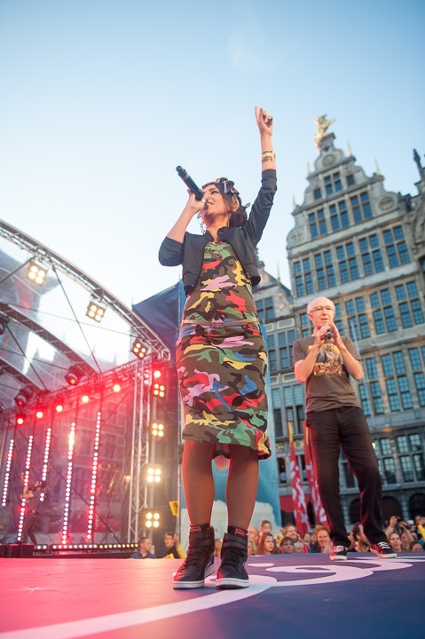 Vlaanderen Feest @ Grote Mart - Antwerpen, foto 87, foto's door Dimitri Vanlommel - FrontView Magazine