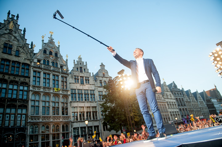 Vlaanderen Feest @ Grote Mart - Antwerpen, foto 89, foto's door Dimitri Vanlommel - FrontView Magazine