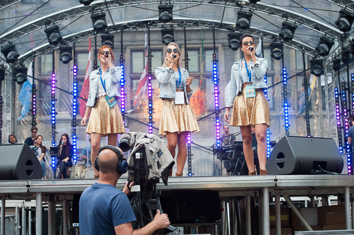 Vlaanderen Feest - Repetities @ Grote Markt Antwerpen, picture 23, photographed by Goele Bormans - FrontView Magazine