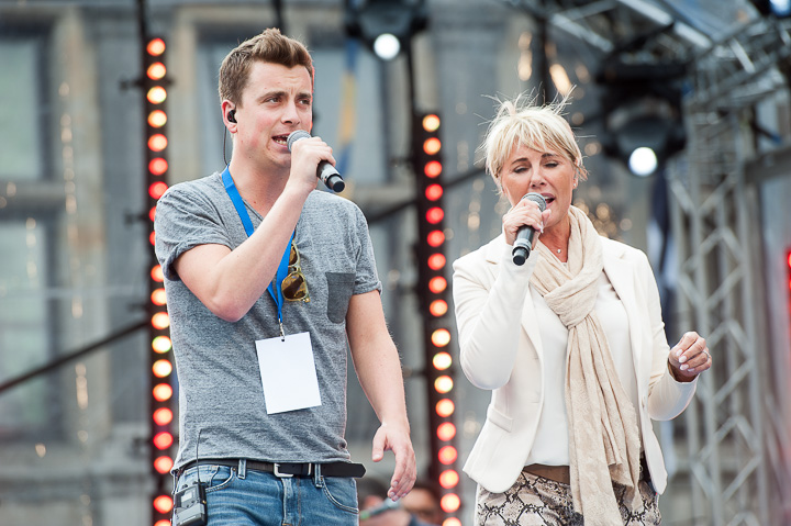 Vlaanderen Feest - Repetities @ Grote Markt Antwerpen, picture 142, photographed by Goele Bormans - FrontView Magazine