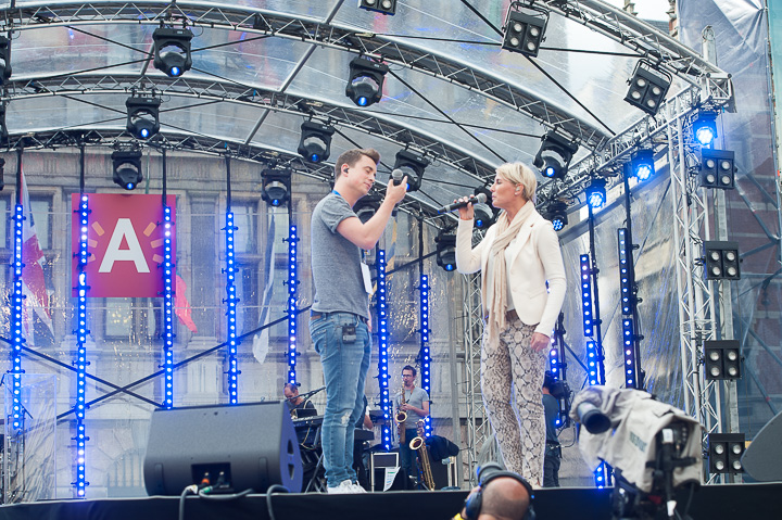 Vlaanderen Feest - Repetities @ Grote Markt Antwerpen, picture 146, photographed by Goele Bormans - FrontView Magazine