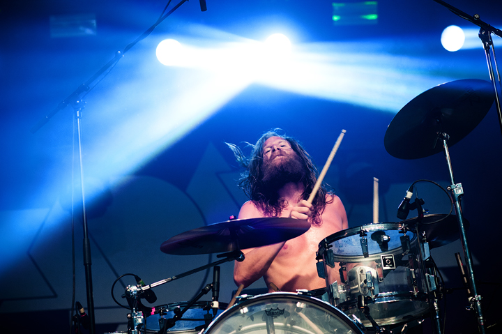 Kadavar @ Dour Festival 2016, picture 1, photographed by Magali Decamps - FrontView Magazine