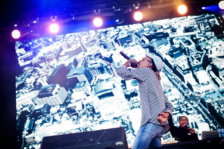 Wiz Khalifa @ Dour Festival 2016, picture 2, photographed by Magali Decamps - FrontView Magazine