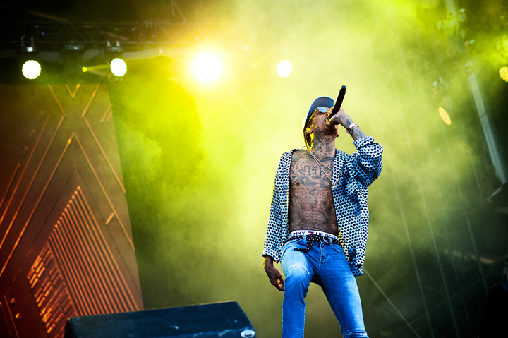 Wiz Khalifa @ Dour Festival 2016, picture 3, photographed by Magali Decamps - FrontView Magazine