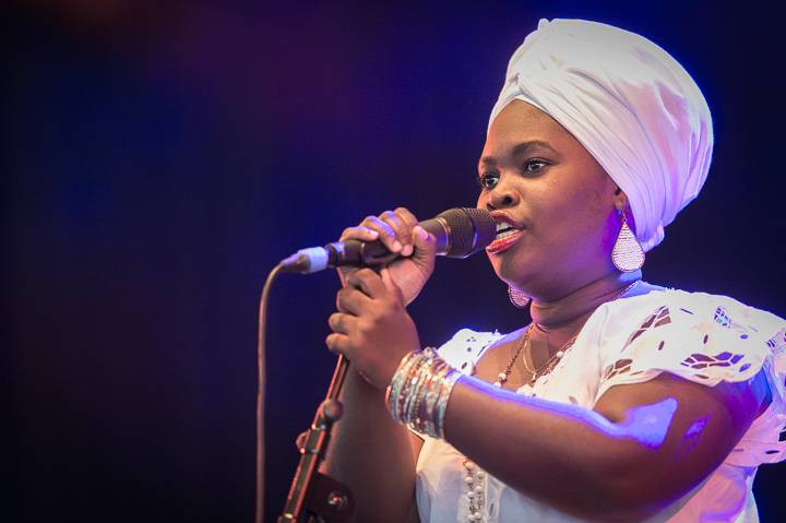 Daymé Arocena @ Gent Jazz 2016, picture 1, photographed by Jan van Hecke - FrontView Magazine
