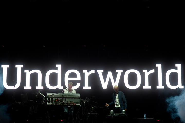 Underworld @ Dour Festival 2016, picture 1, photographed by Magali Decamps - FrontView Magazine