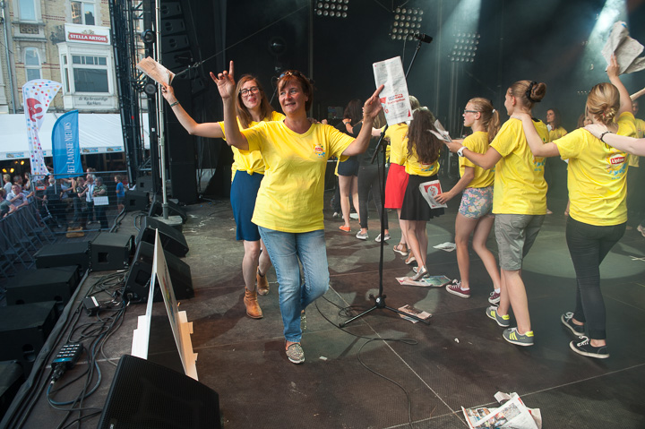 Vlaanderen zingt @ Gentse Feesten - Sint Baafsplein, picture 73, photographed by Dimitri Vanlommel - FrontView Magazine